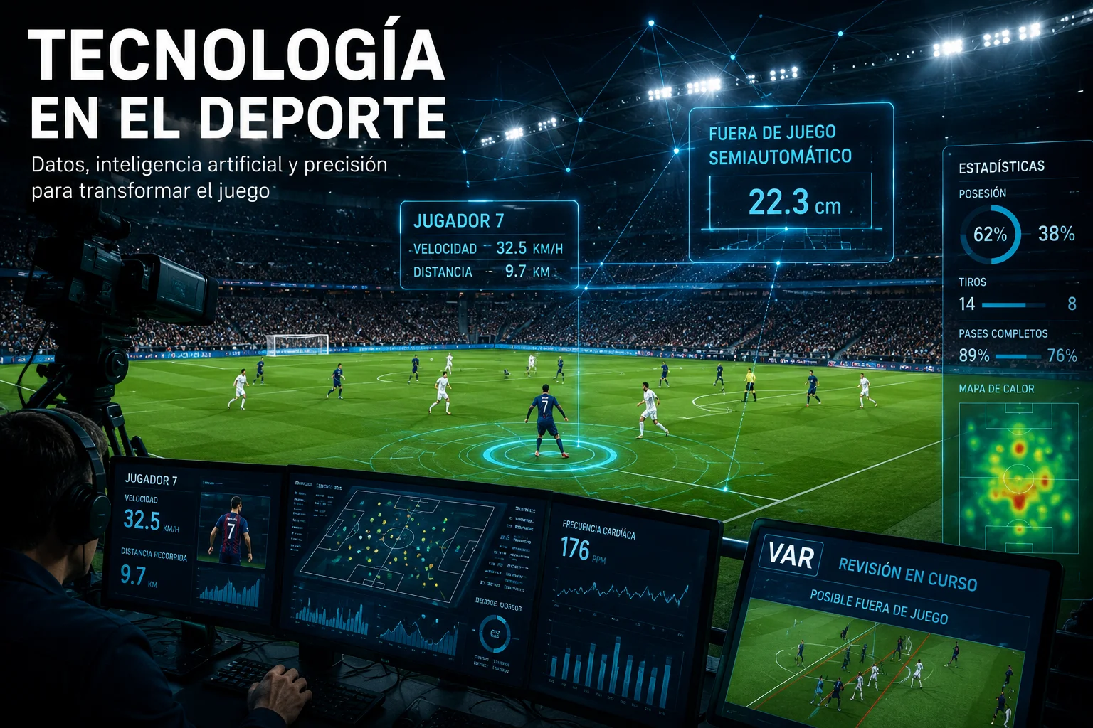 Del árbitro al algoritmo: cómo la tecnología cambió para siempre el fútbol